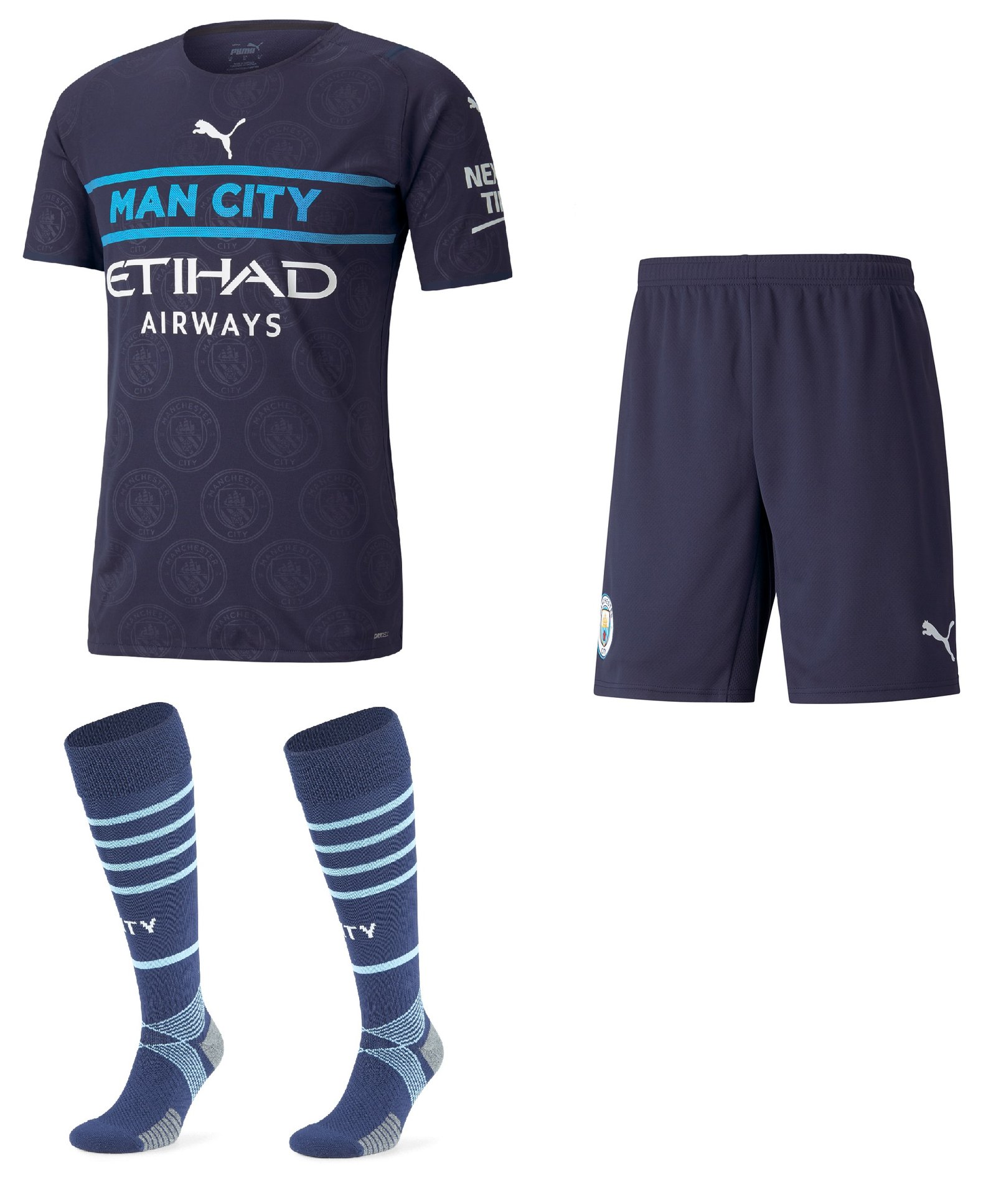 Kit adulto III Manchester City 2021 2022 Puma oficial
